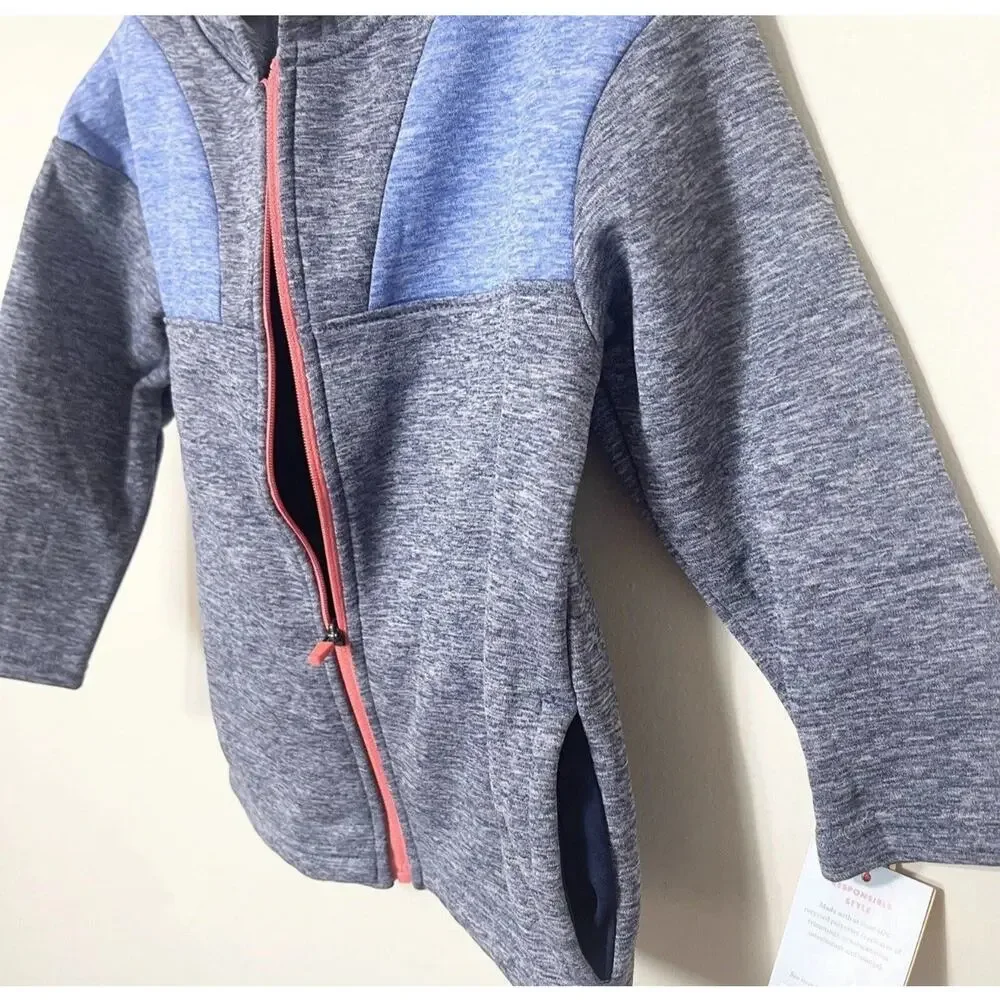 Cat&Jack Jacket Toddler Kids Boy Fleece‎ Casual Lightweight Sweatshirt Hooded 3T